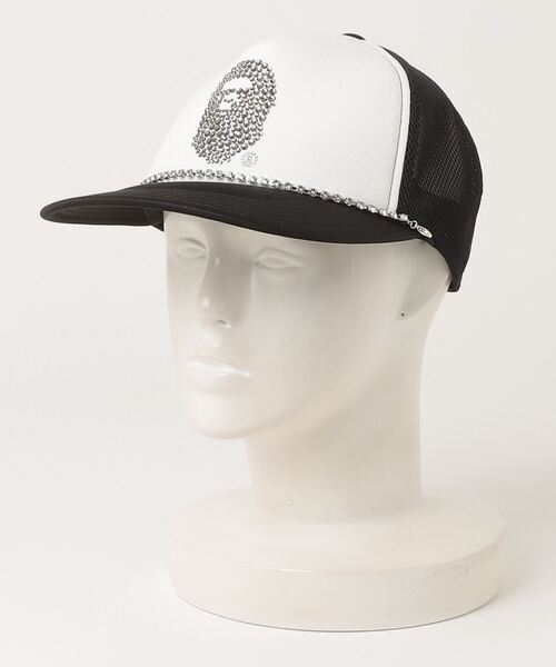 A BATHING APE（アベイシングエイプ）の「CRYSTAL STONE APE HEAD MESH
