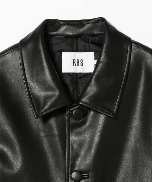 Ray BEAMS（レイビームス）の「RBS / フェイクレザー ステンカラー