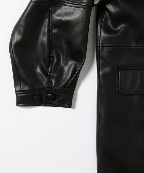 Ray BEAMS（レイビームス）の「RBS / フェイクレザー ステンカラー