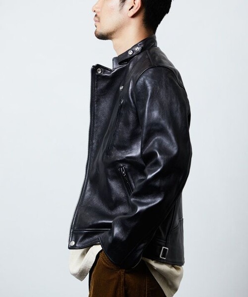 Schott/ショット 別注 セミダブル ライダース ジャケット/レザー