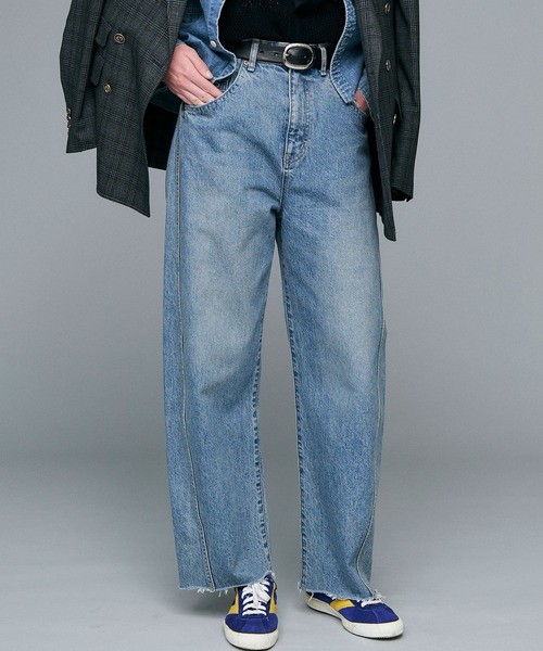 カーブデニムパンツ | ジョンブル公式通販/JOHNBULL ONLINE STORE