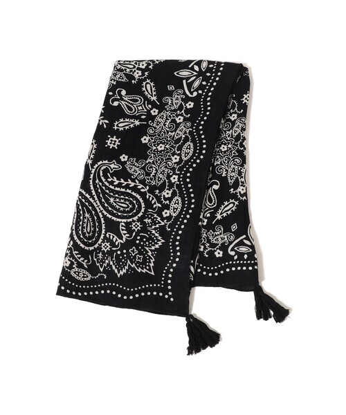 別注】manipuri / バンダナ タッセル ストール（ストール/ショール