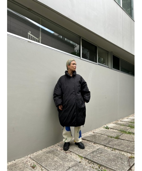 BLACK BY MOUSSY（ブラックバイマウジー）の「stand collar down coat