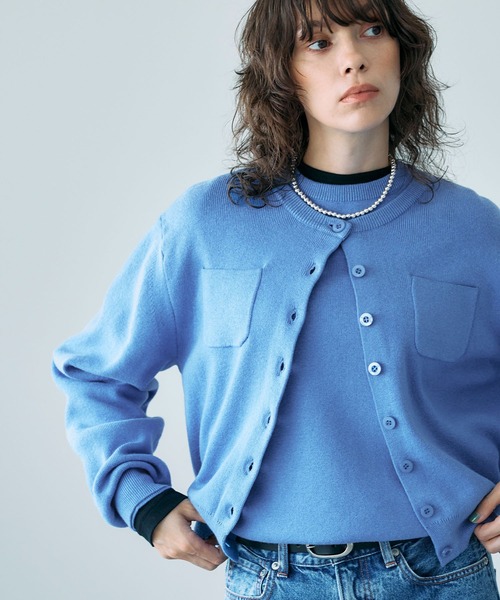 コットンカシミヤニットカーディガン（カーディガン/ボレロ）｜N.O.R.C