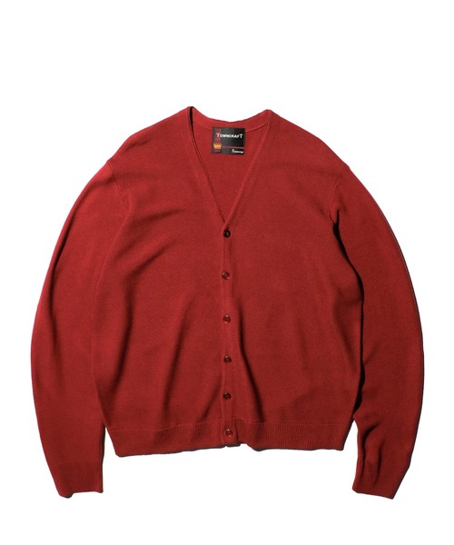 セール】TOWNCRAFT / タウンクラフト 60S CARDIGAN 無地 アクリル