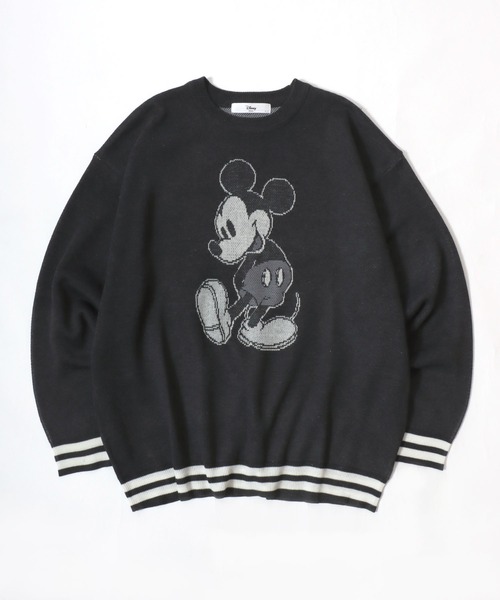 セール】Disney（ディズニー）キャラクタージャガードニットセーター