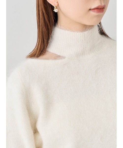 CELFORD（セルフォード）の「ファーライクワンショルニット（ニット