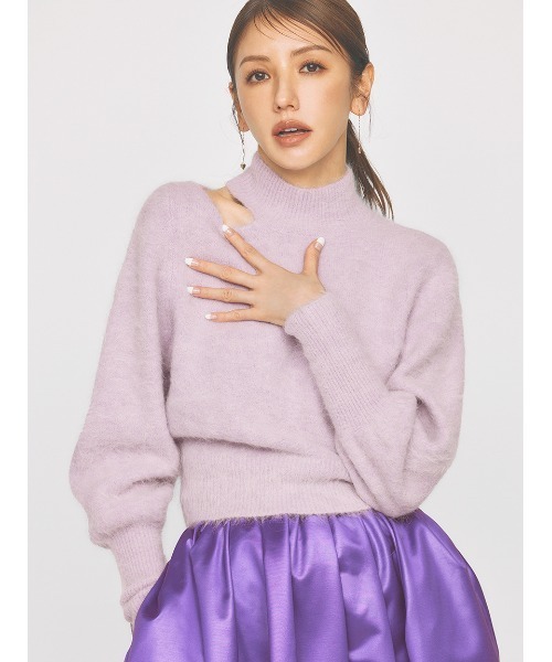 CELFORD（セルフォード）の「ファーライクワンショルニット（ニット