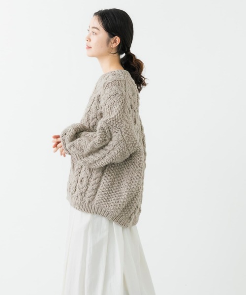 かぐれ（カグレ）の「ペルーアランクルーネックニット（ニット