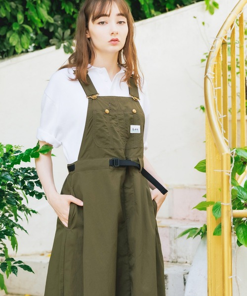 Lee（リー）の「LEE/リー WAIST ADJUSTER OVERALL SKIRT