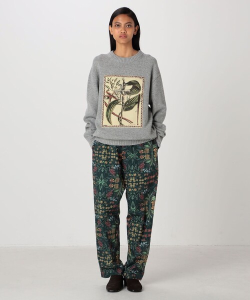 caban（キャバン）の「□CABaN ウールカシミヤ アートフレーム クルー