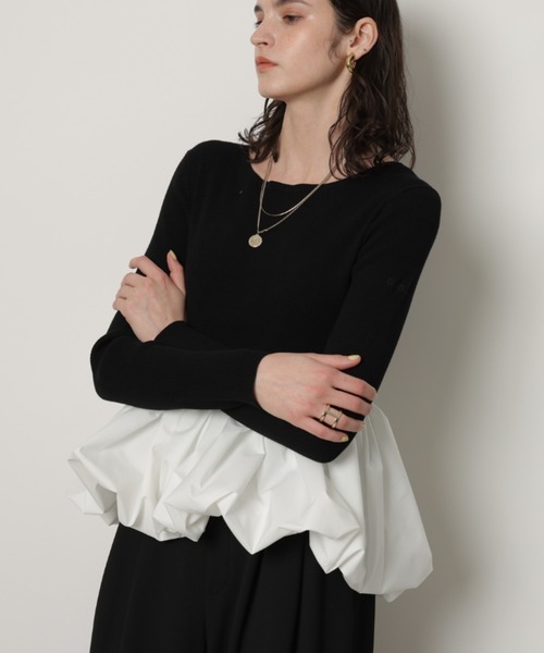 CADUNE（カデュネ）の「バルーンニット（ニット/セーター）」 - WEAR