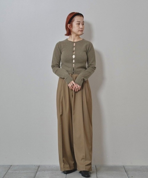 TODAYFUL/トゥデイフル】Cashmere Compact Cardigan/カシミア