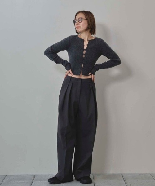 TODAYFUL/トゥデイフル】Cashmere Compact Cardigan/カシミア