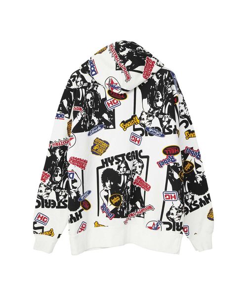 HYSTERIC GLAMOUR（ヒステリックグラマー）の「4GIRLS柄 パーカー