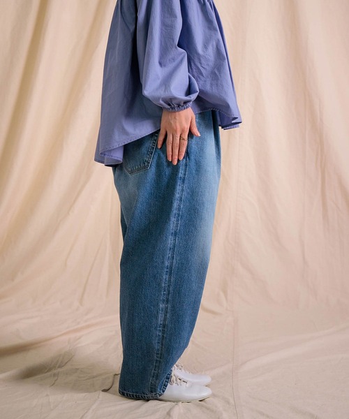 Brocante / ブロカント] 12ozリングデニム アンプリッセパンツ