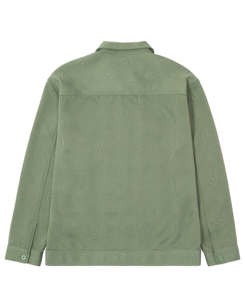 HUF（ハフ）の「PLANTLIFE JACQUARD ZIP SHIRT / HUF ジップシャツ