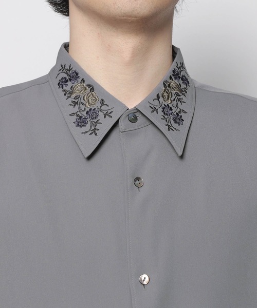 HARE（ハレ）の「【SET UP対応 イージーケア】TOROMIシシュウシャツSS