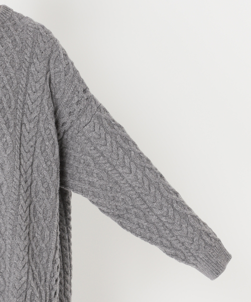 セール】Higuchi*Sアラン柄ルーズニット（ニット/セーター）｜Spick