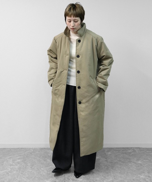 セール】中綿クラシックコート FILLING CLASSIC COAT（ステンカラー