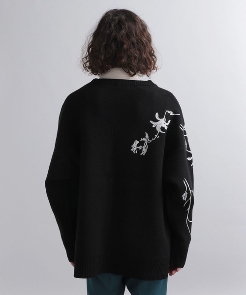 HARE（ハレ）の「ボタニカルシシュウカーディガン(HARE)（カーディガン