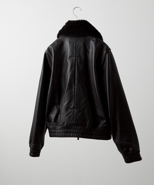 CLEL（クレイル）の「【CLEL】Cow Leather G-1 Blouson / 牛革