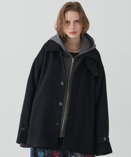 AIVER（アイバー）の「AIVER W70ラムタッチウールショートバルマカーン