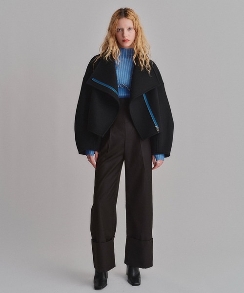 led.tokyo（レッドトウキョウ）の「【led.tokyo】HIGH NECK WOOL SHORT