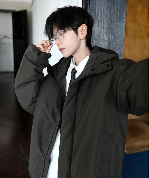 セール】【neos】ルーズシルエット ポリピーチ 防風 撥水加工 中綿