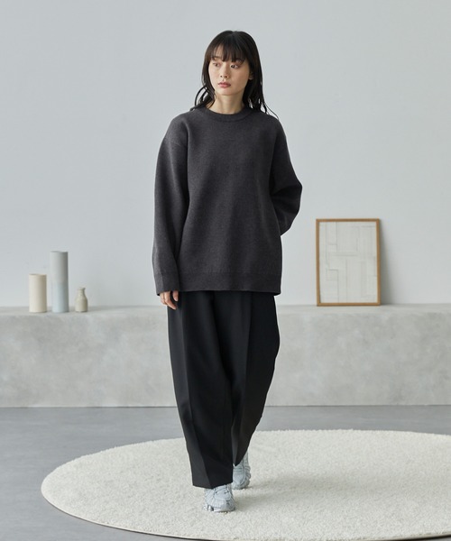 リバーシブルダブルフェイスリンキングニット MONO-MART│MONO-MART