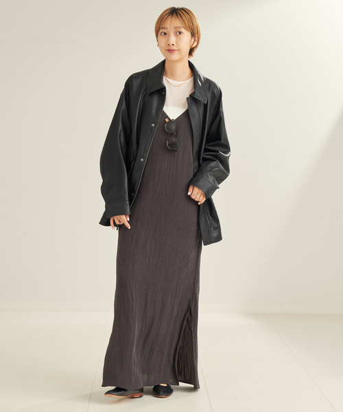 plage（プラージュ）の「Leather Like ブルゾン（ブルゾン）」 - WEAR