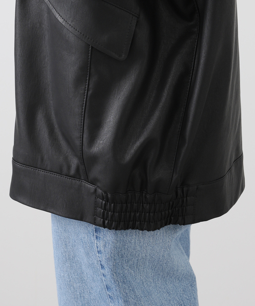 セール】Leather Like ブルゾン（ブルゾン）｜Plage（プラージュ）の