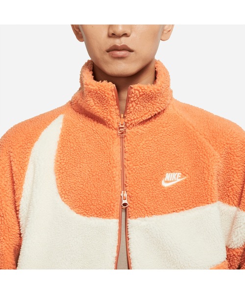 セール】ナイキ VM ビッグ スウッシュ Swoosh フルジップ シェルパ