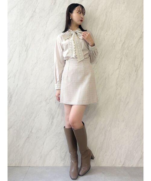 dazzlin（ダズリン）の「【森香澄コラボ】コンパクトミニマルスカート