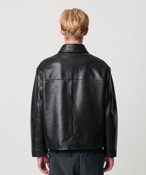 シープレザー ジップ ブルゾン（その他アウター）｜BEAUTY&YOUTH