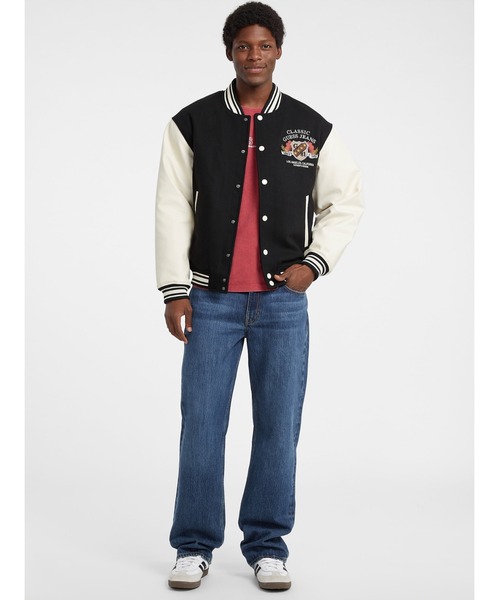 GUESS JEANS Letterman Jacket ジャケット スタジャン | GUESS(ゲス