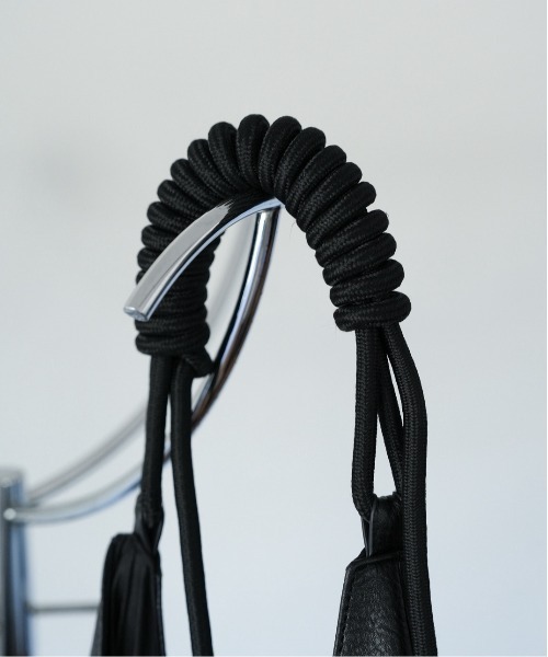 LURAKU】 Synthetic Leather Rope Handle Bag / シンセティックレザー