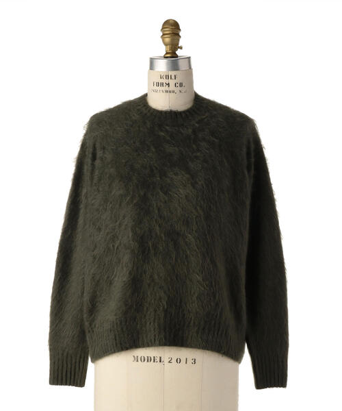 Drawer（ドゥロワー）の「Drawer カシミヤファークルーネックニット