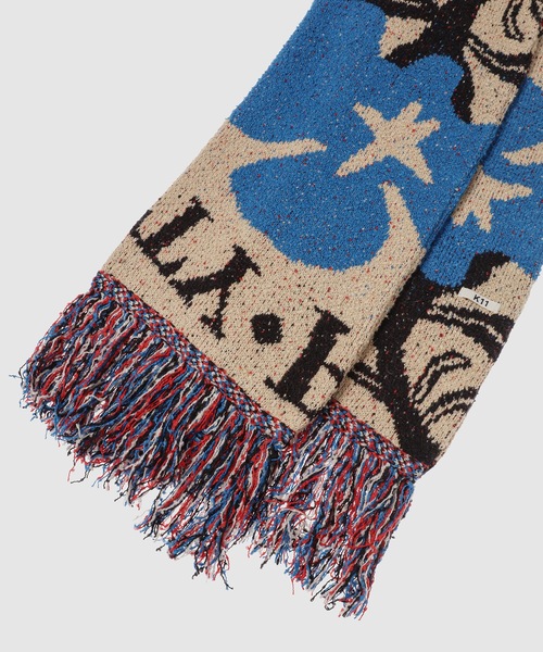 KHOKI（コッキ）の「Intarsia-knit muffler（マフラー）」 - WEAR