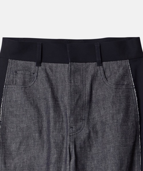 LE CIEL BLEU（ルシェルブルー）の「ツートーンローデニムパンツ / Two