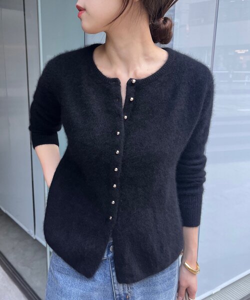 SHENERY（シーナリー）の「ラクーンペプラムカーディガン