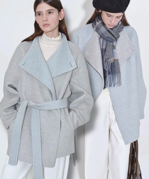 ウールミドル丈ダッフルコート FD24W448【Fano Studios】【2025AW