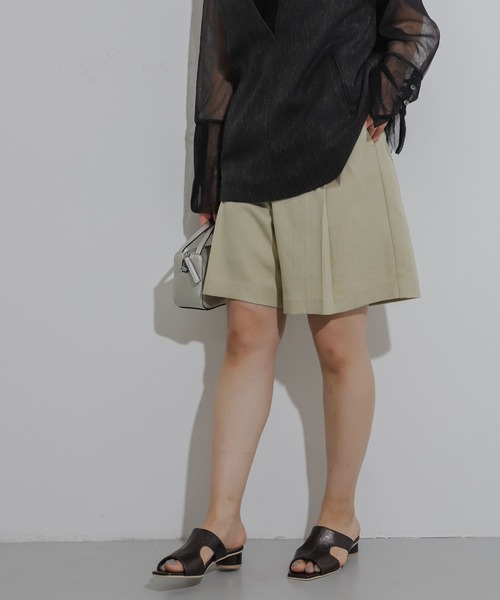 セール】タックバミューダパンツ（その他パンツ）｜SENSE OF PLACE by