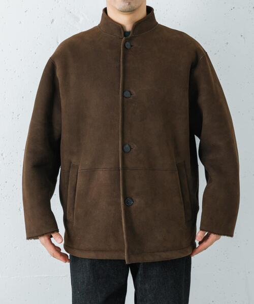 セール】new basic SHEEP MOUTON JACKET（その他アウター）｜URBAN