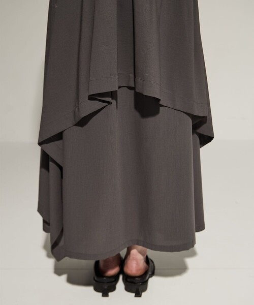 UJOH/ウジョー】《STUDIOUS別注》Rondom Hem Gathered Skirt/ランダム