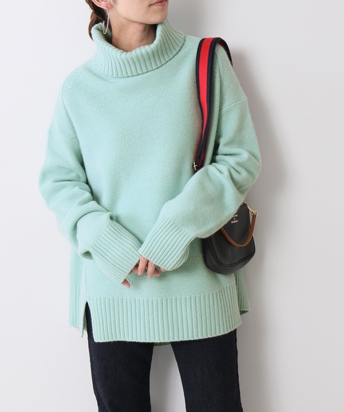 FRAMeWORK（フレームワーク）の「ウールカシミヤタートルロングプル