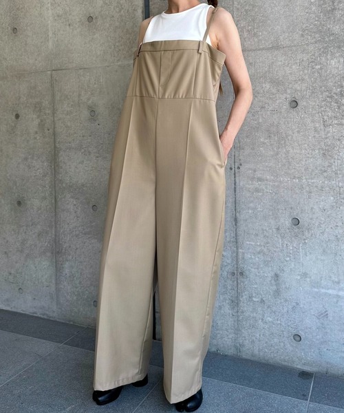 セール】パンツディテールジャンプスーツ/オールインワン（つなぎ