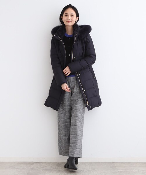 セール】【名品／撥水／抗菌防臭】ロング リサイクルダウンコート