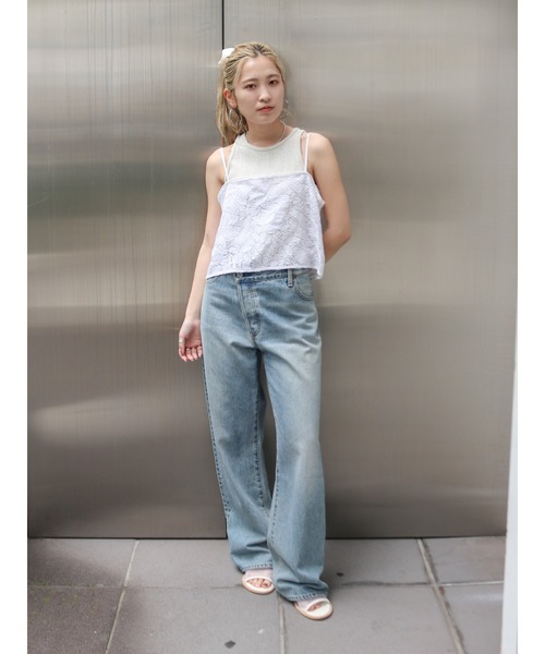 リメイクデザインルーズデニム（デニムパンツ）｜Ungrid（アングリッド