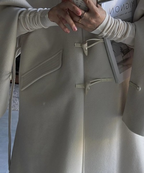 WILLFULLY（ウィルフリー）の「tent toggle jersey melton various